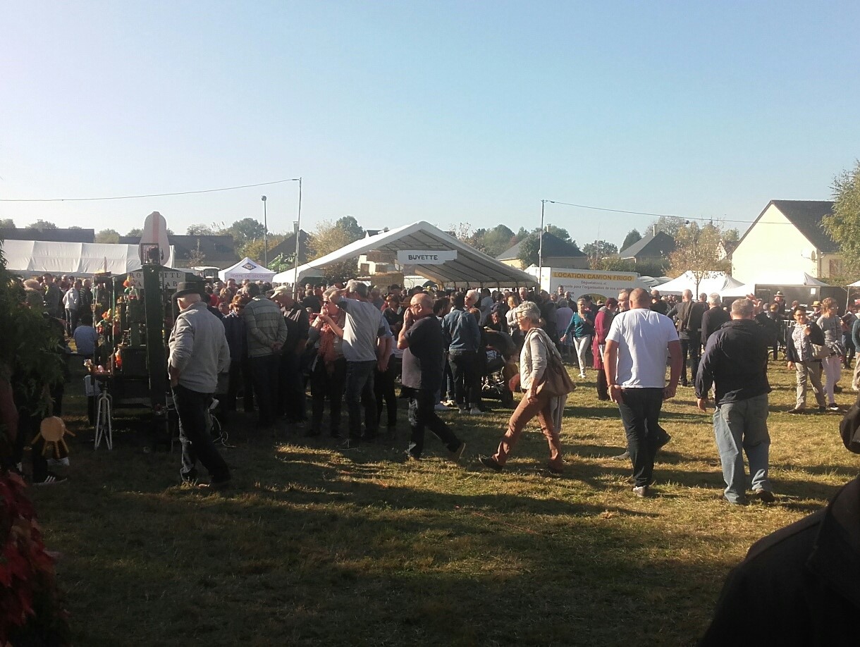 Foires aux pommes Marigné monde