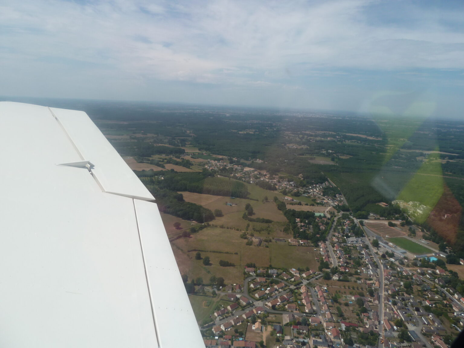 Marigné vu du haut
