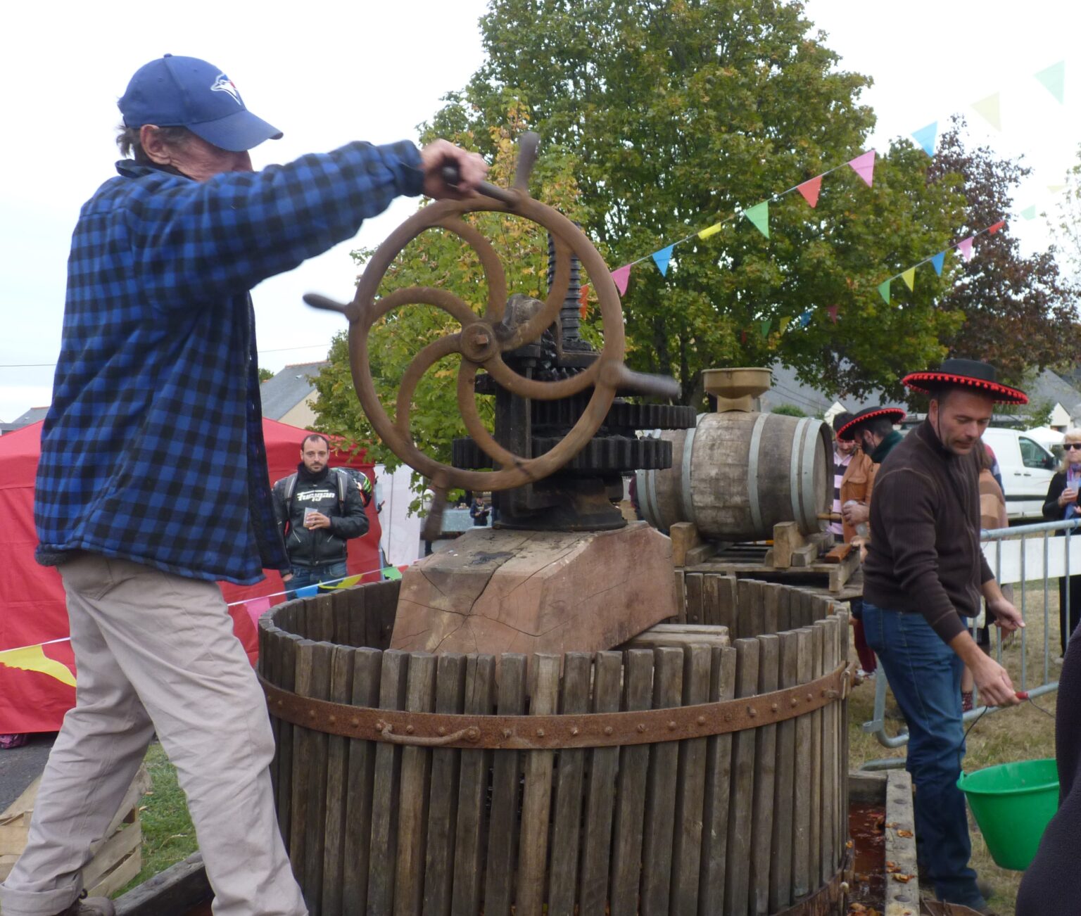 Foires aux pommes, pressage pomme