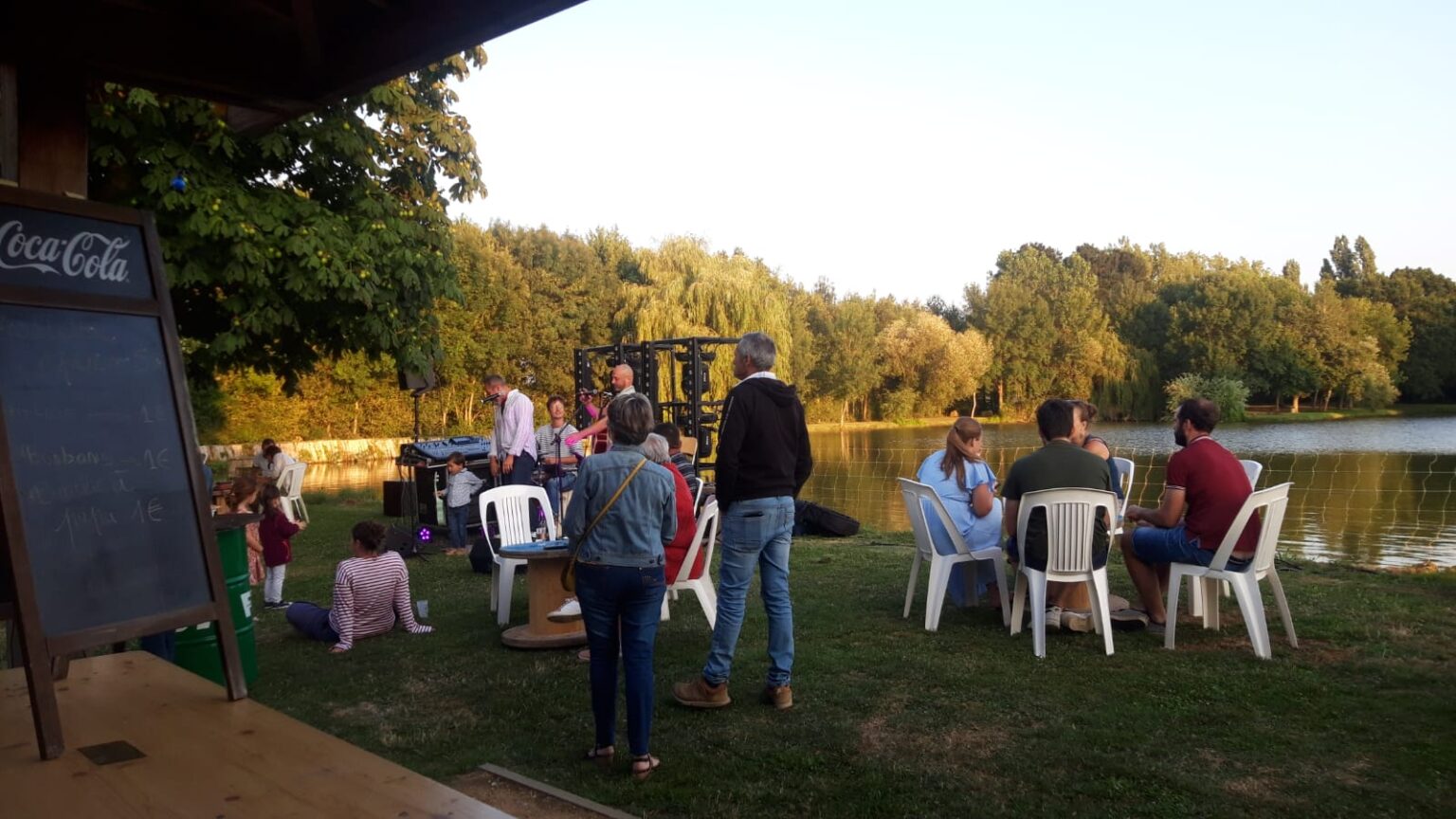 Soirée étang de Marigné