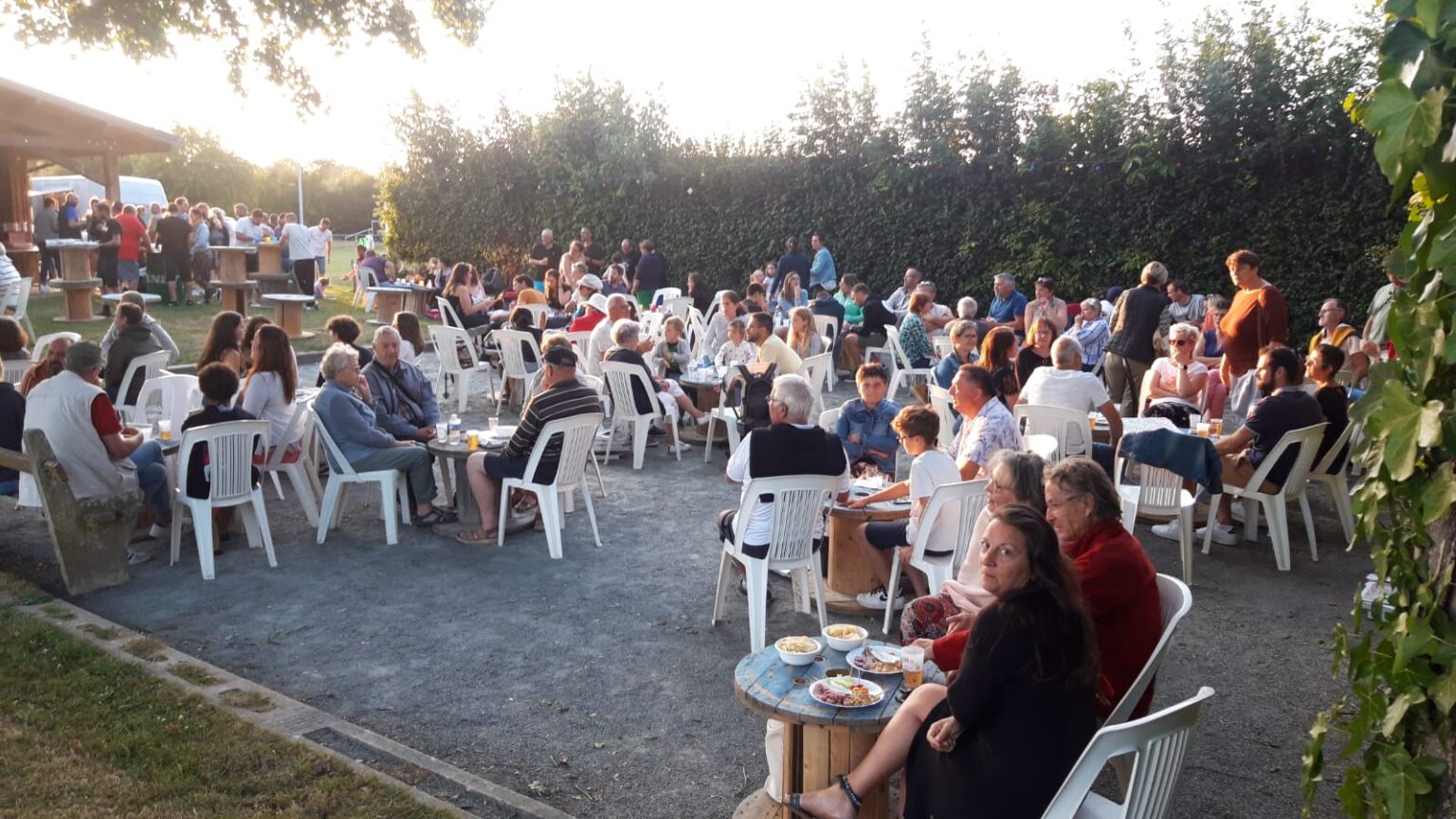 Soirée étang de Marigné public