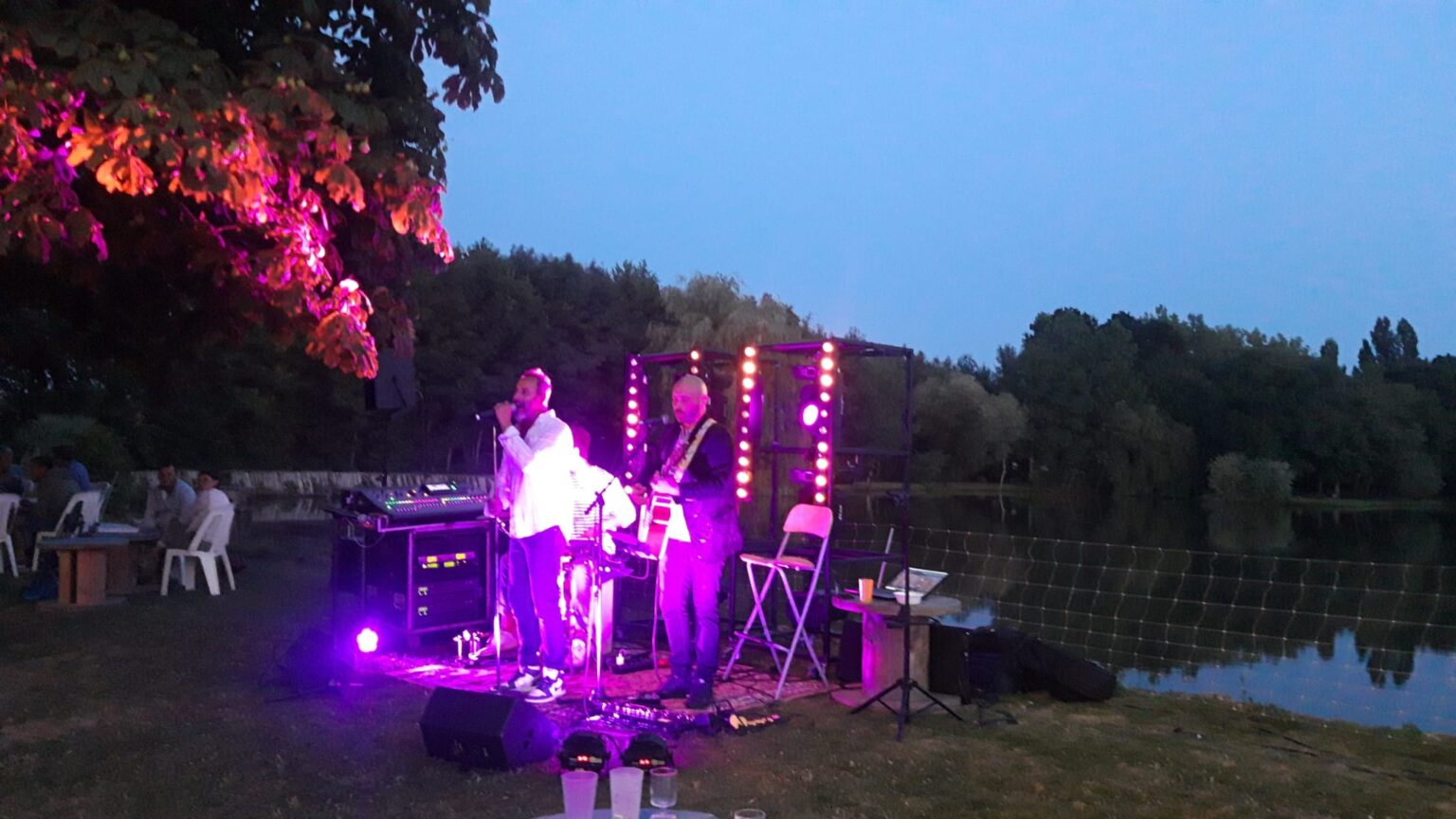 Soirée étang de Marigné concert