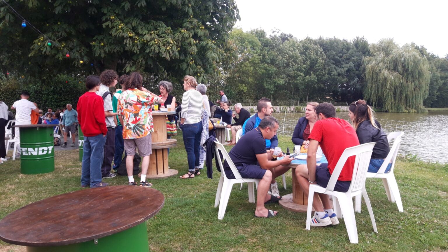 Soirée étang de Marigné les Hauts d'Anjou