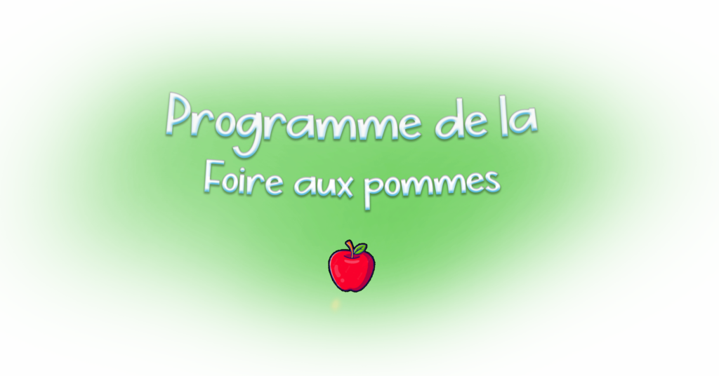 Programme Foire aux pommes Marigné